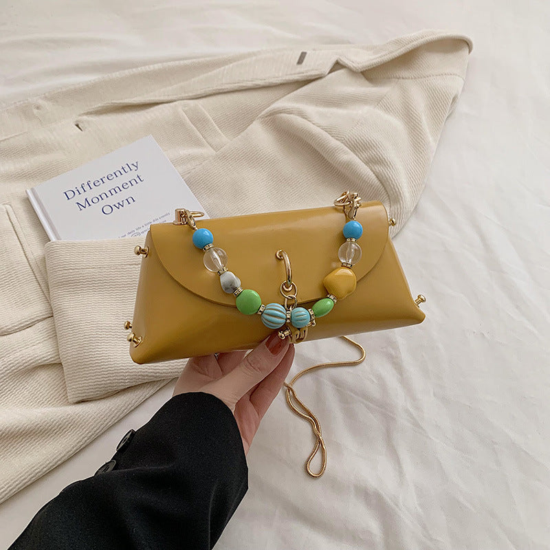 Wholesale Candy Color Chain PU Single Shoulder Crossbody Bag