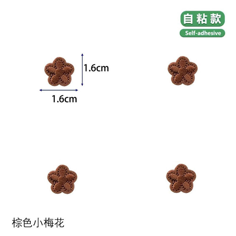 Wholesale No-sew self-adhesive embroidery patch seamless repair hole embroidery applique