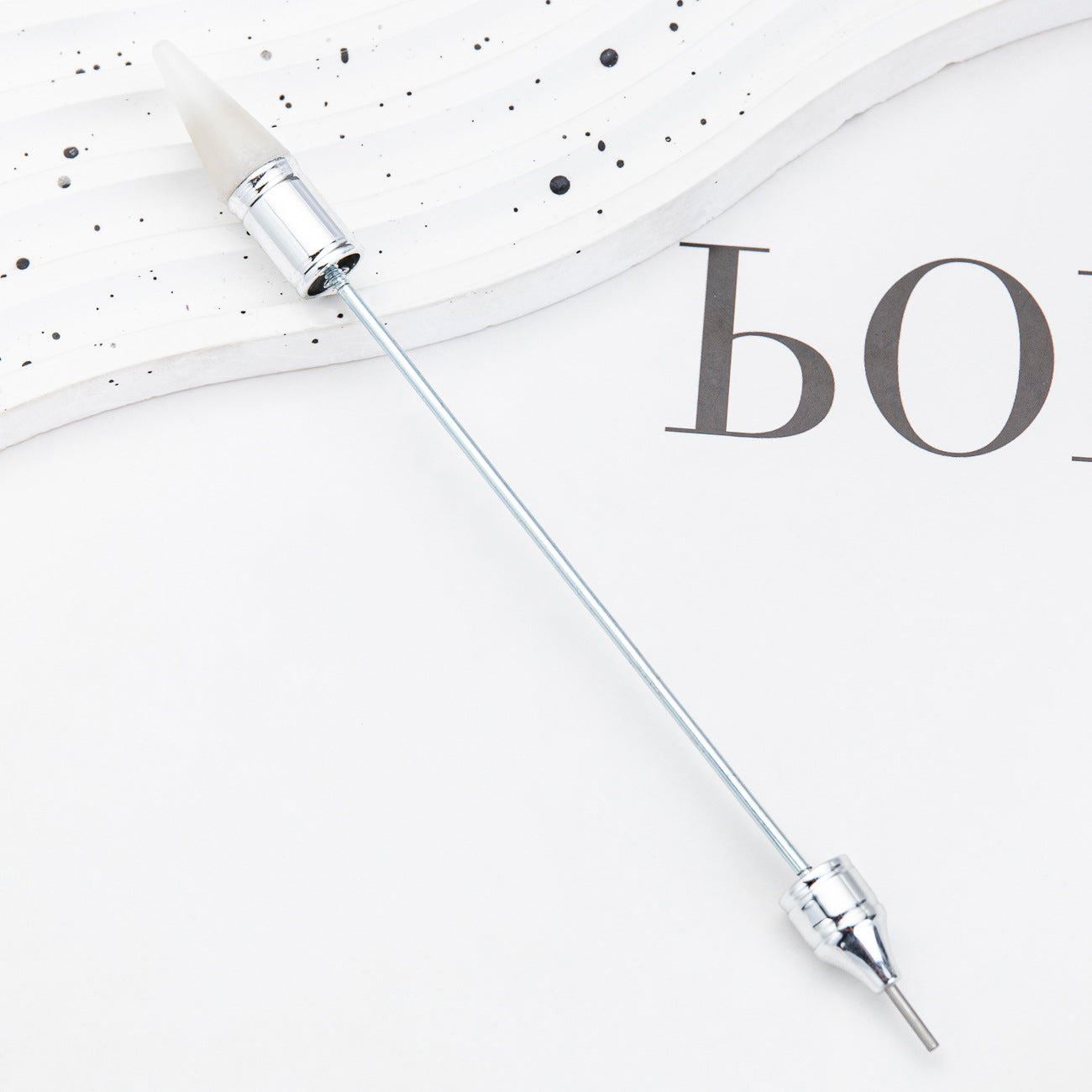 Wholesale 2pcs Nail Art Tool Double-ended Dot Drill with Wax Blotting Dot Pen