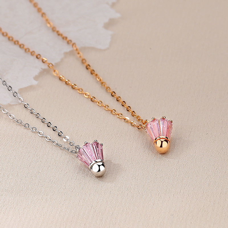 Wholesale 925 Silver Badminton Necklaces