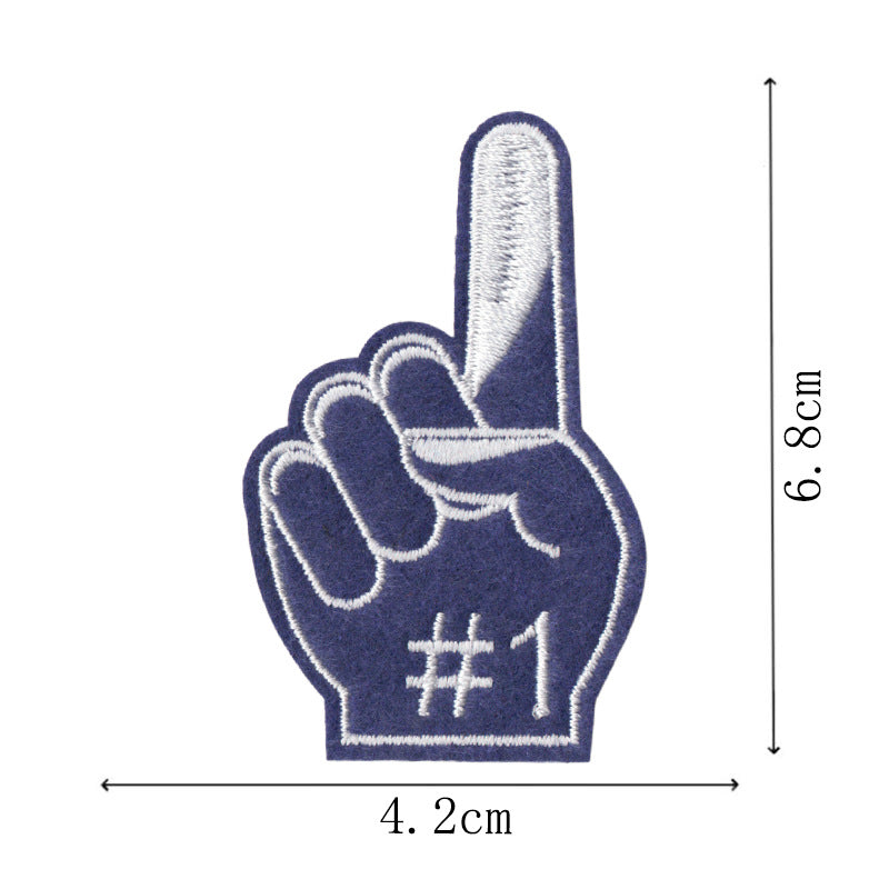 Wholesale Cartoon football embroidery DIY Patches