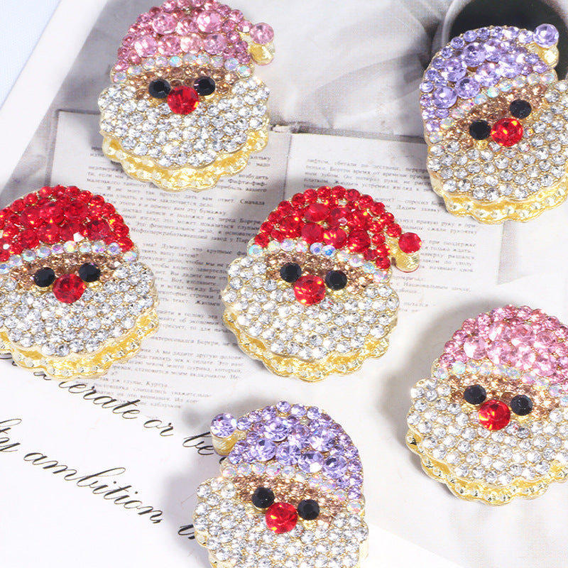 Wholesale  10pcs/pack cute rhinestone straight hole beads   Crystal Beads