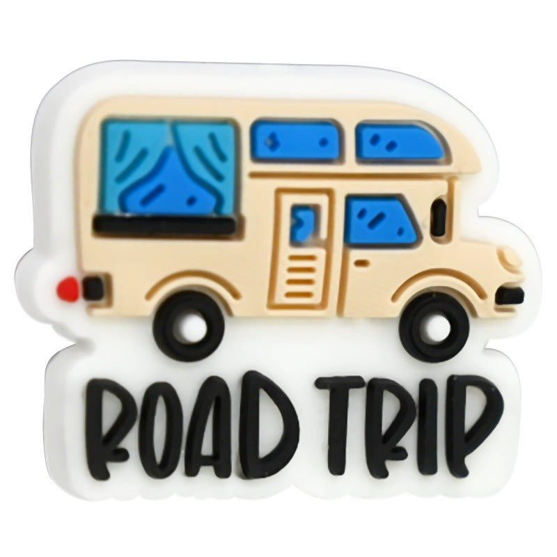 Wholesale Random 100pcs Creative Phrase Series Beaded Focal Beads