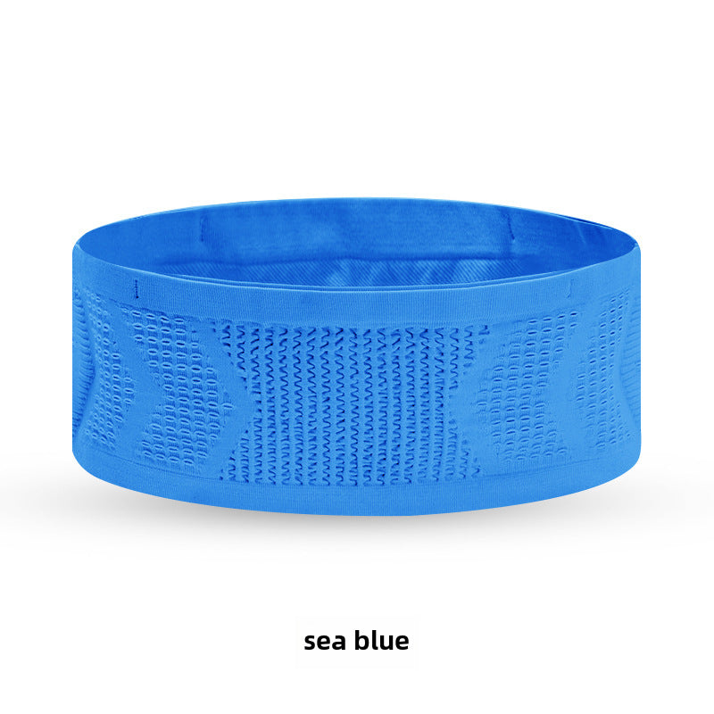 Wholesale Running waist bag multifunctional close-fitting outdoor invisible mobile phone bag men and women knitted water-repellent sports waist bag