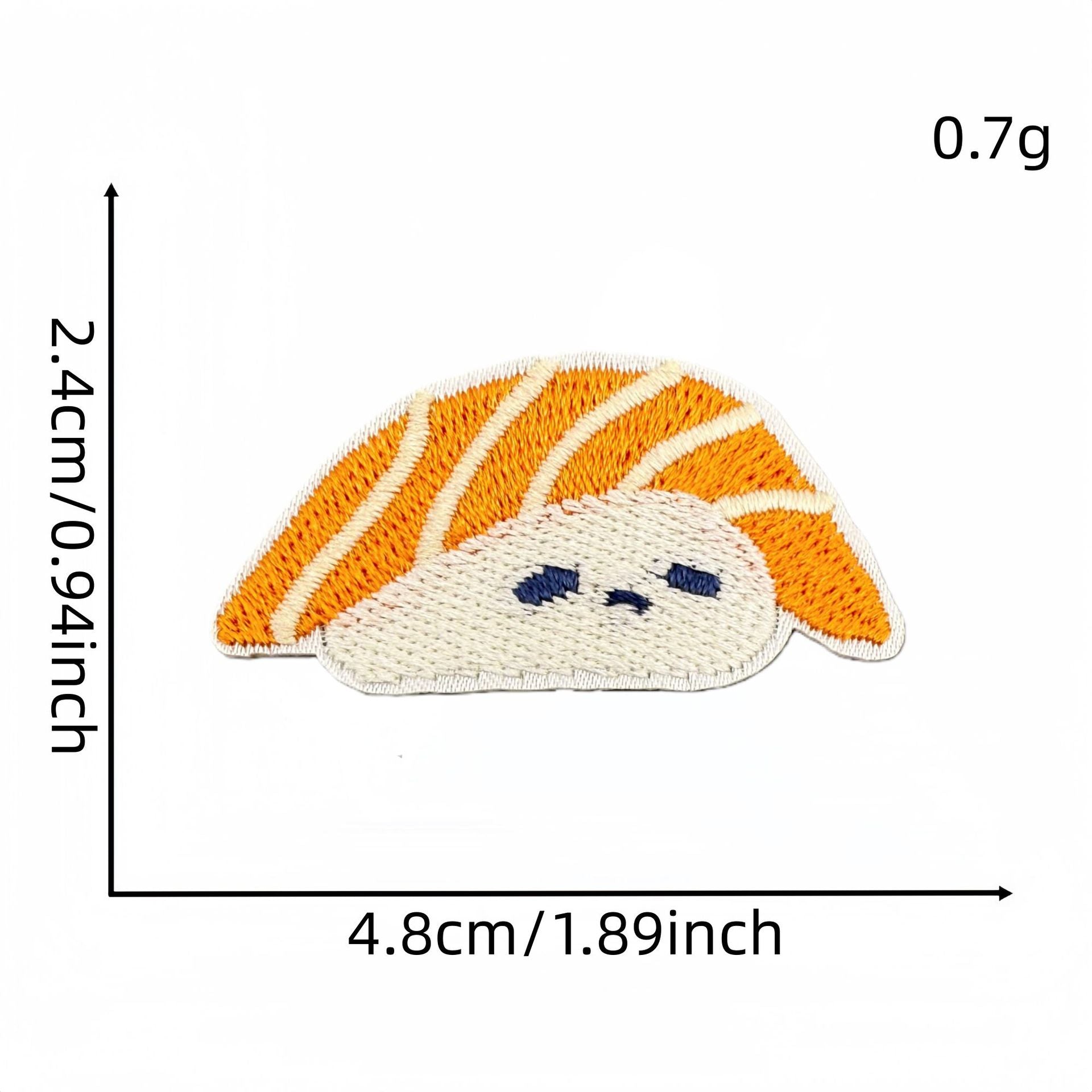Wholesale Cartoon Salmon Sushi Iron On Embroidery Patch Fashion Decorative Clothing Accessory For DIY Craft And Party Gift Resale
