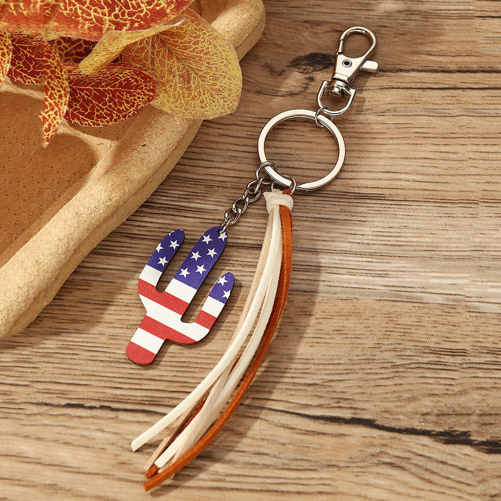 Wholesale Independence Day Metal Keychain