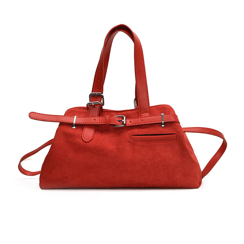 Wholesale Retro large capacity commuter handbag shoulder bag