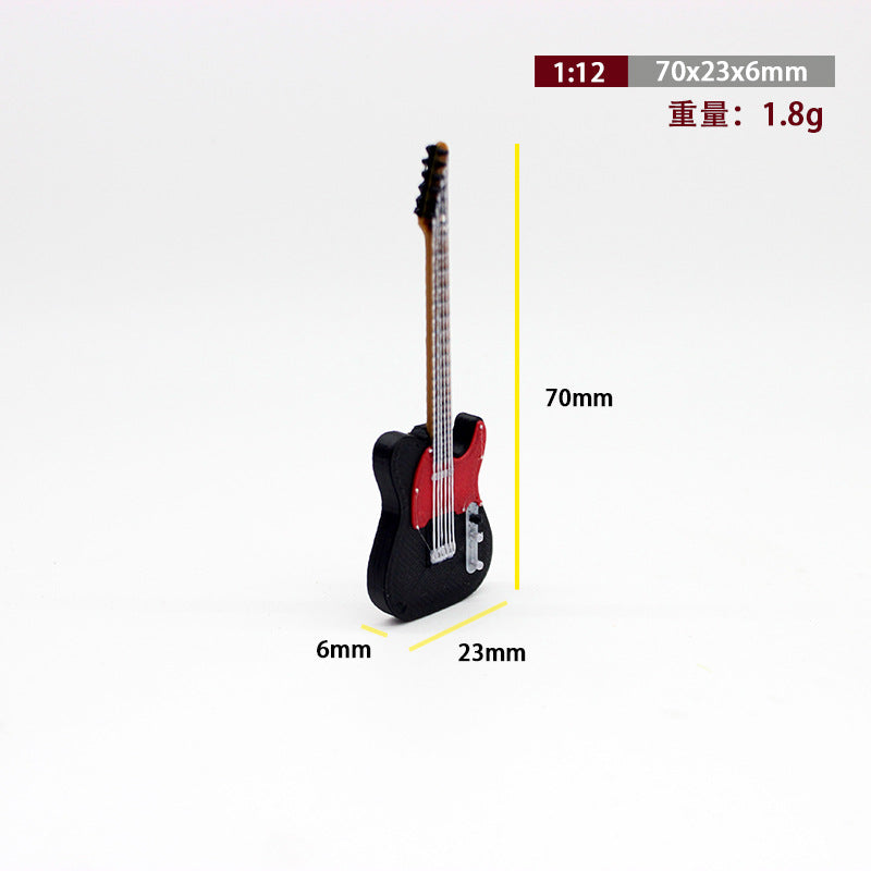 Wholesale Decorative Mini Electric Guitar Doll Accessories