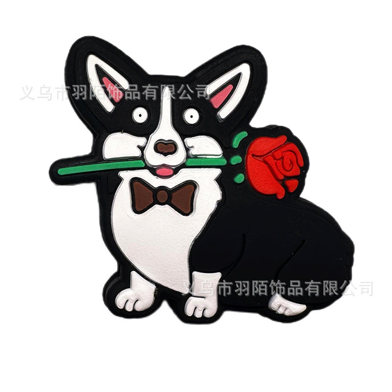 Wholesale 10PCS Pet Dog Cartoon Silicone Beads