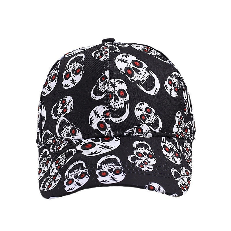 Wholesale Halloween Red Eye Skull Baseball Cap