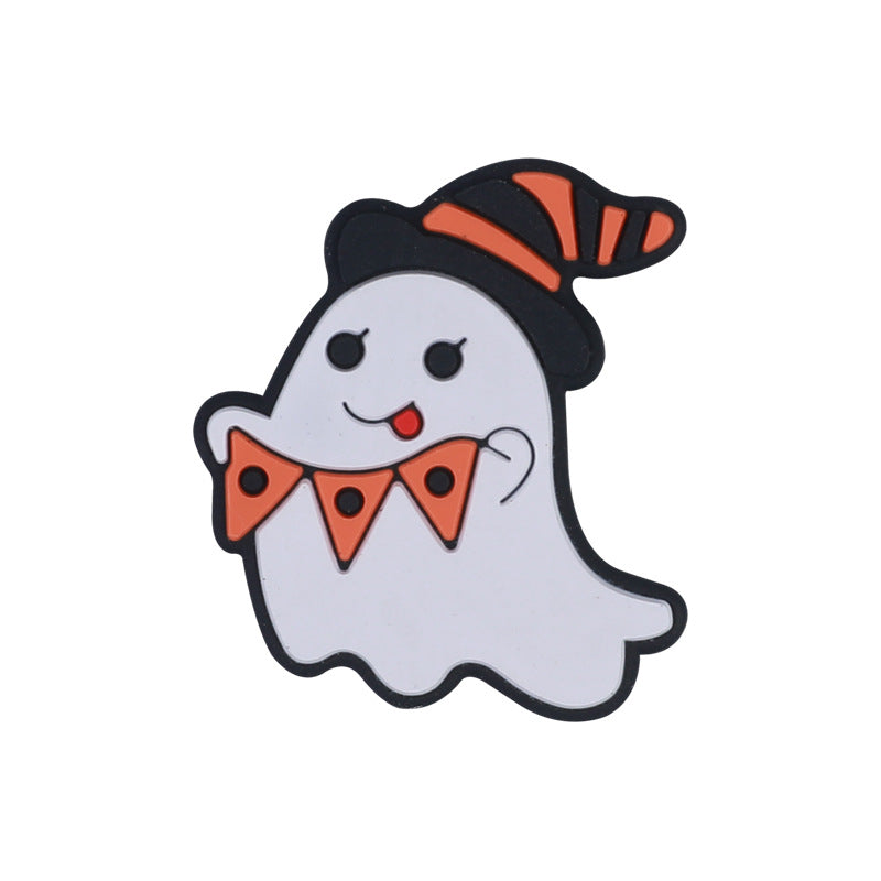 Wholesale  20pcs Halloween silicone beads new dark series loose beads diy bracelet necklace accessories cartoon silicone beads