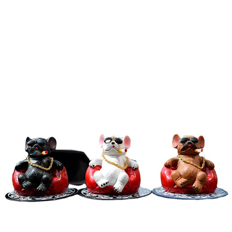 Wholesale Resin Simulation Sofa and Social Dog Car Accessories