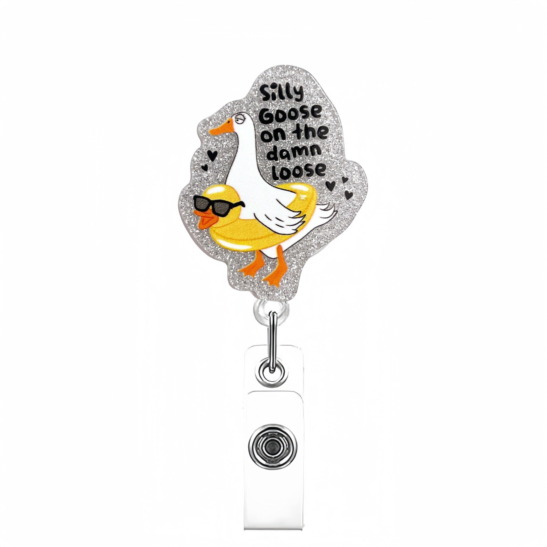 Wholesale Sparkling Raccoon Stretch Badge Reels