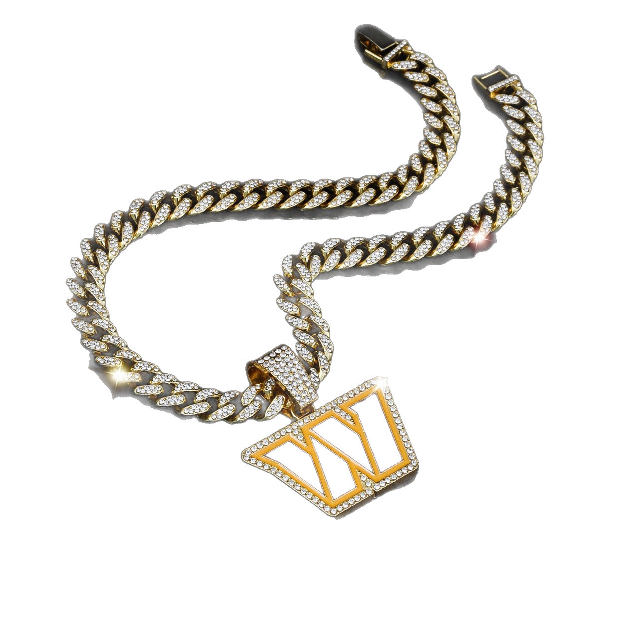 Wholesale  Sporting Oil-Dropping Hip-Hop Cuban Chain