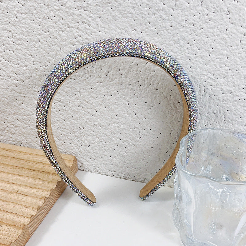Wholesale Simple and Versatile Headband Full of Diamonds