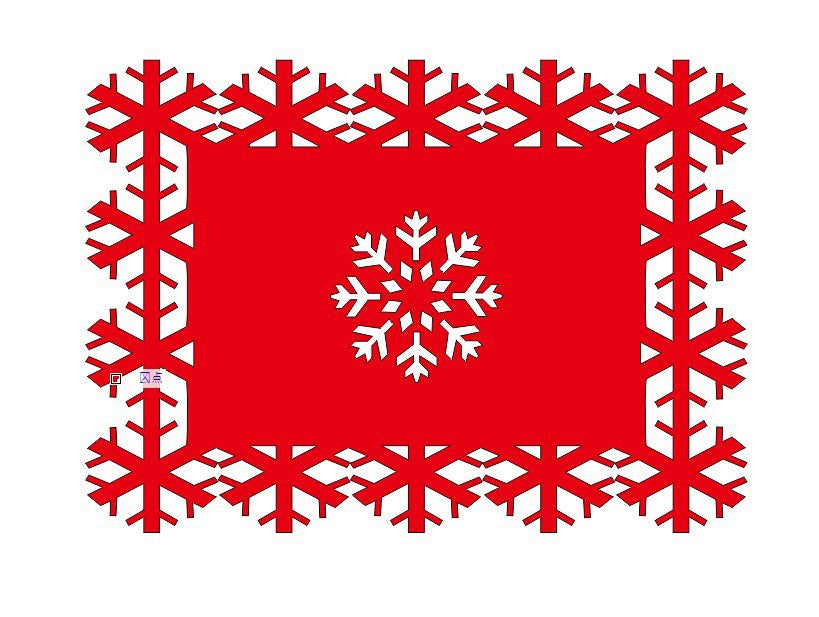 Wholesale Christmas Felt Placemats Coasters Home Dining Mats