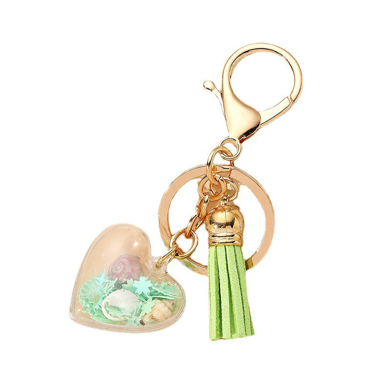 Wholesale Acrylic Rainbow Pearl Keychain