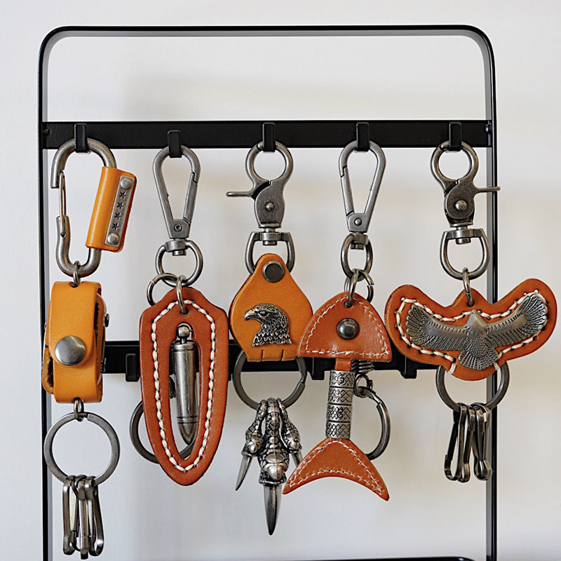 Wholesale Cowhide Zinc Alloy Eagle Dagger Metal Key Hooks