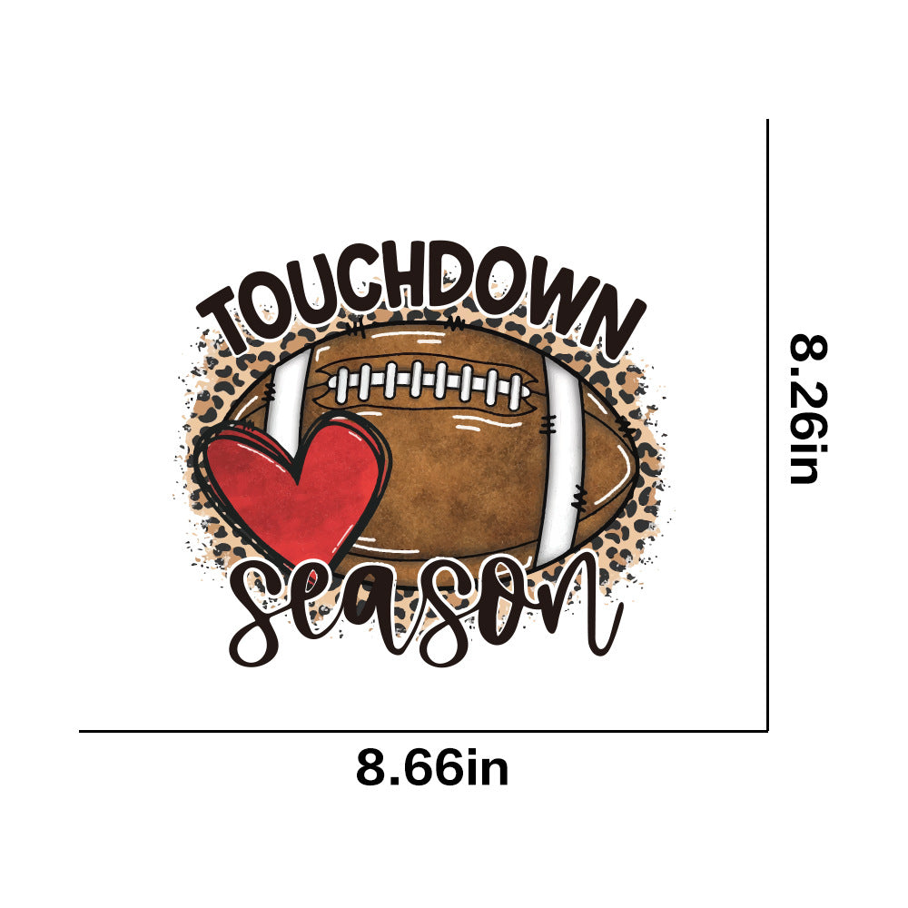 Wholesale 10pcs/pack DIY Printing Pattern Thermal Transfer White Ink Stamping Stickers in stock