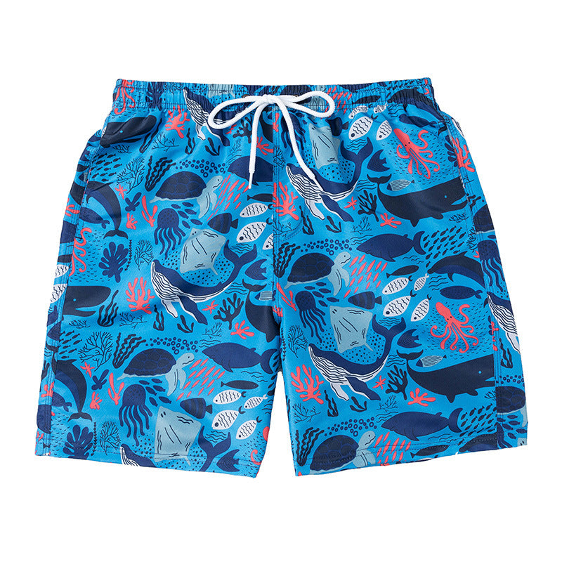 Wholesale Men's Shorts Waterproof Quick Dry Print Loose Fit Swimwear