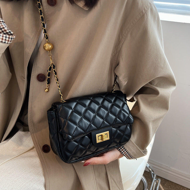 Wholesale Fashion Diamond Chain Simple Small Golden Ball Crossbody Shoulder Bag