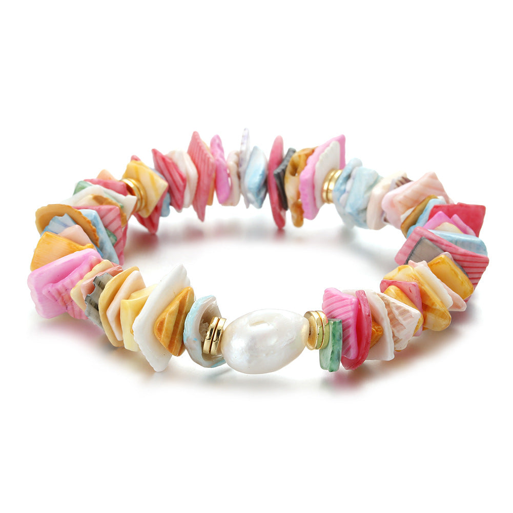 Wholesale Summer Island Ice Cream Shells Bracelet
