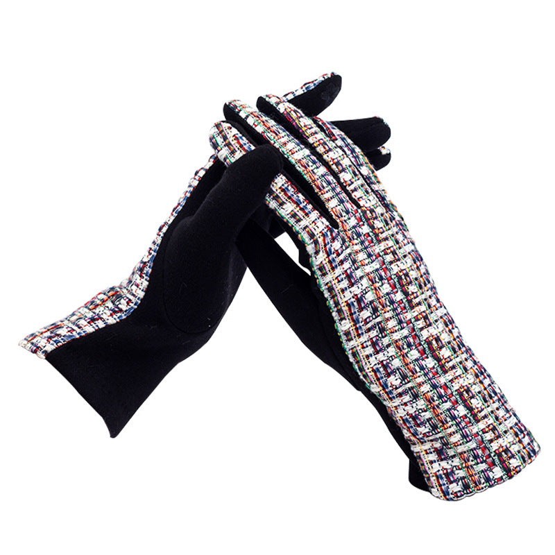 Wholesale Winter Women's Cute Cycling Warm Plush Thickened Polyester Glove