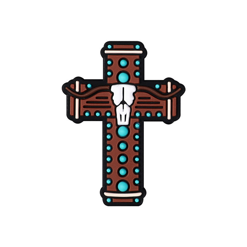 Wholesale 20pcs   Faith silicone beads  Focal Beads