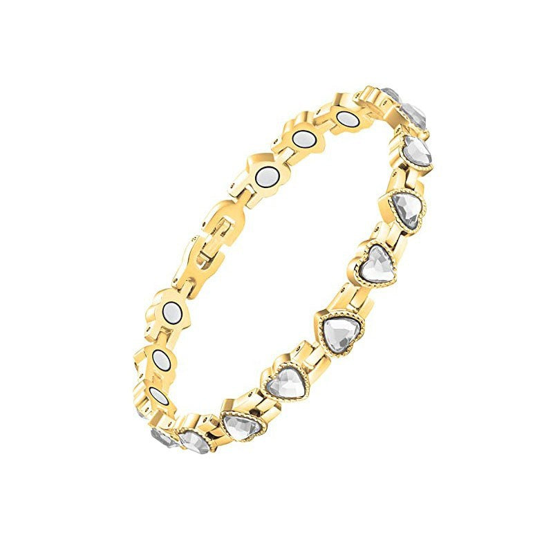 Wholesale full magnet bracelet adjustable diamond magnet bracelet