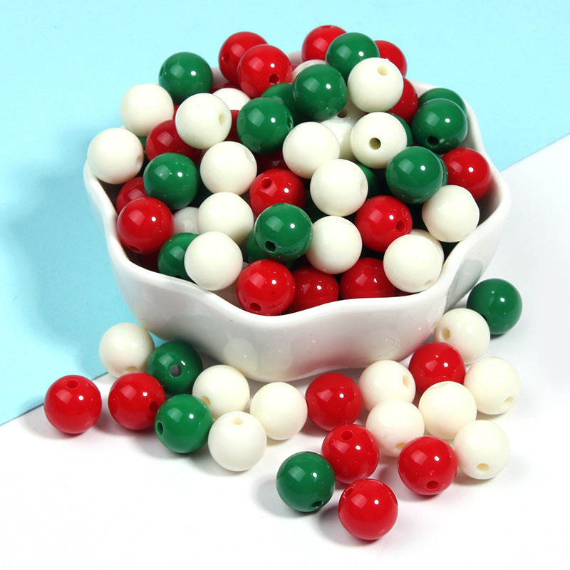 Wholesale 100 Pcs/pack Valentine's Day Candy Colored Acrylic Beads