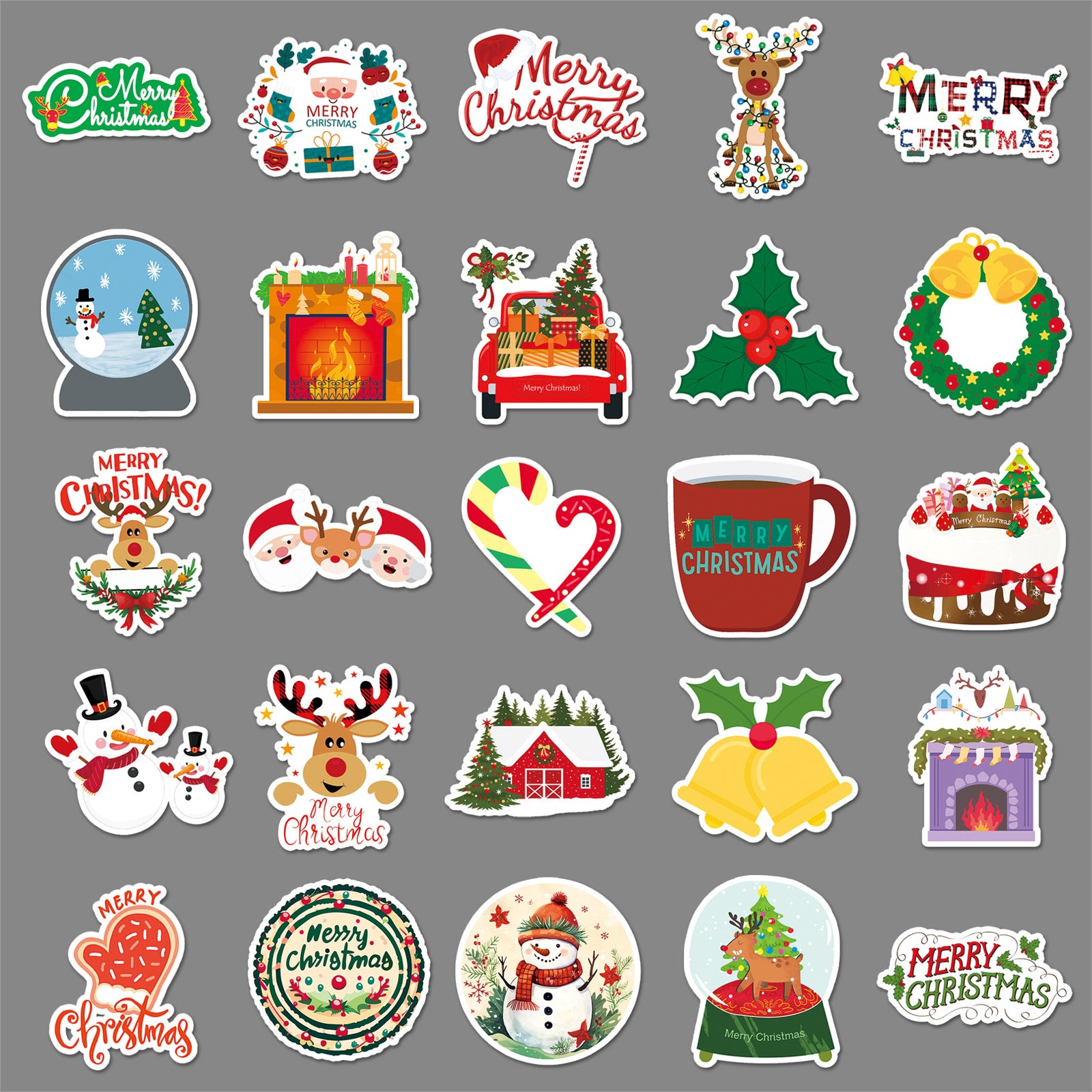 Wholesale 100 pcs/ pack Christmas Graffiti Stickers Personalized  Stickers