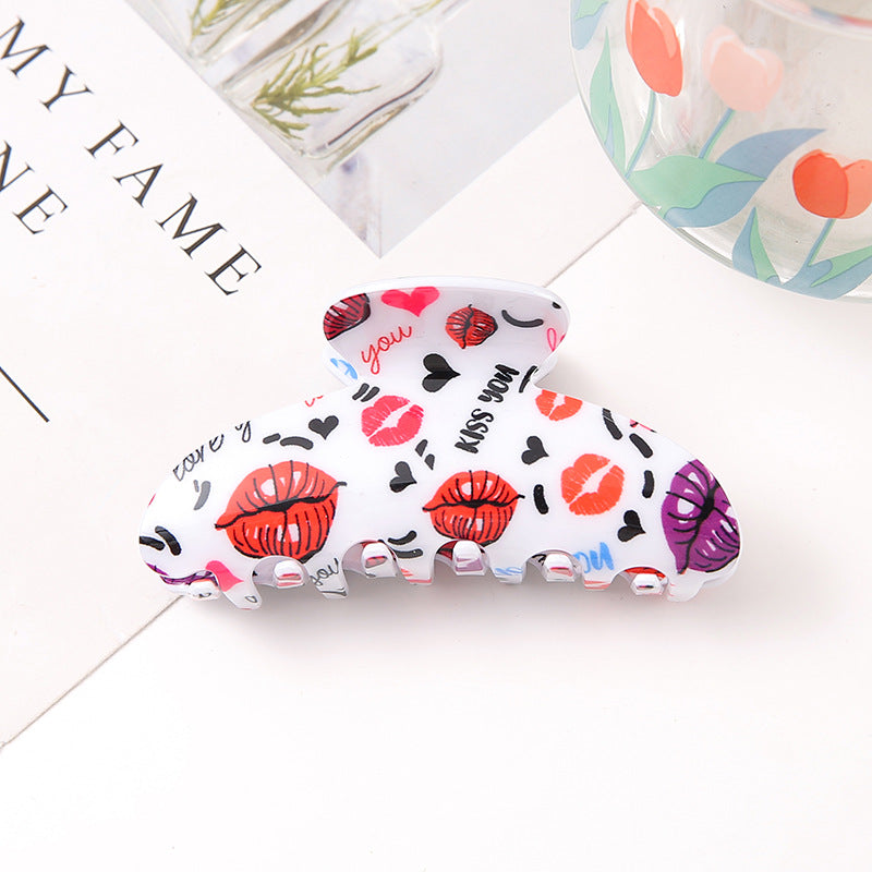 Wholesale Valentine's Day Acrylic Hair Clips