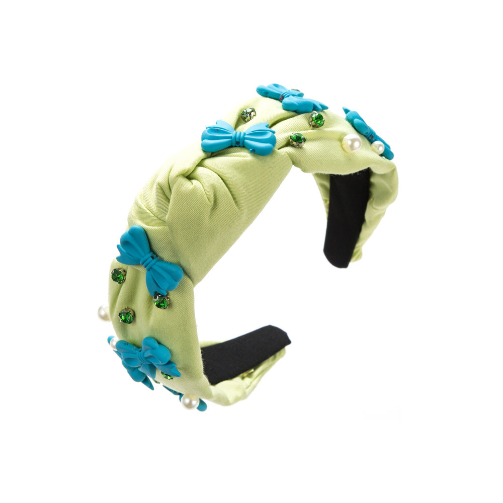 Wholesale Fabric Bow Valentine's Day Headbands