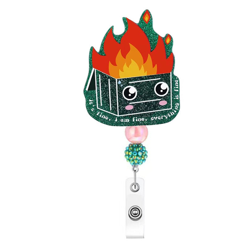 Wholesale Colorful Fire Box  Badge Reels
