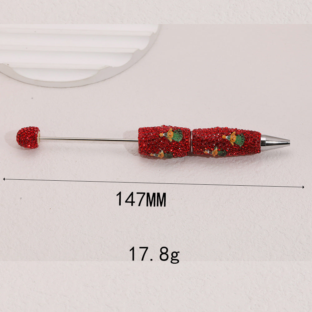 Wholesale  5pcs  Full Diamond Heavy Industry Soft y Fancy Beadable Pens