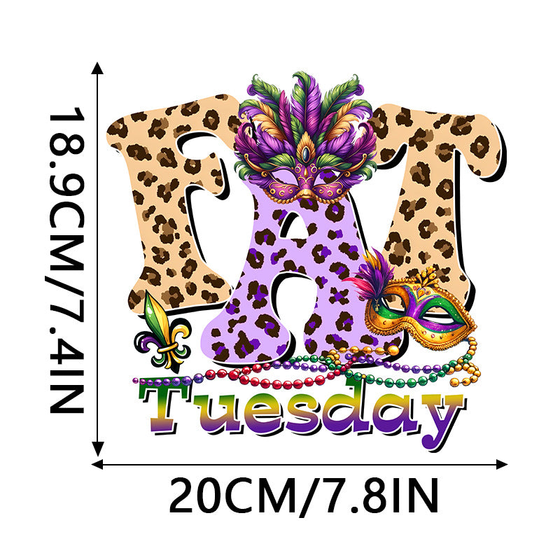 Wholesale 10pcs Carnival Festival  Pattern Clothing  UV DTF Ready to Press Transfers Wraps