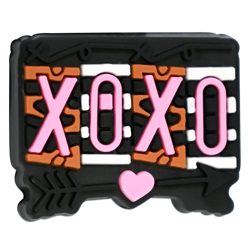 Wholesale  Random 100pcs/pack  Cartoon colored bead Focal Beads