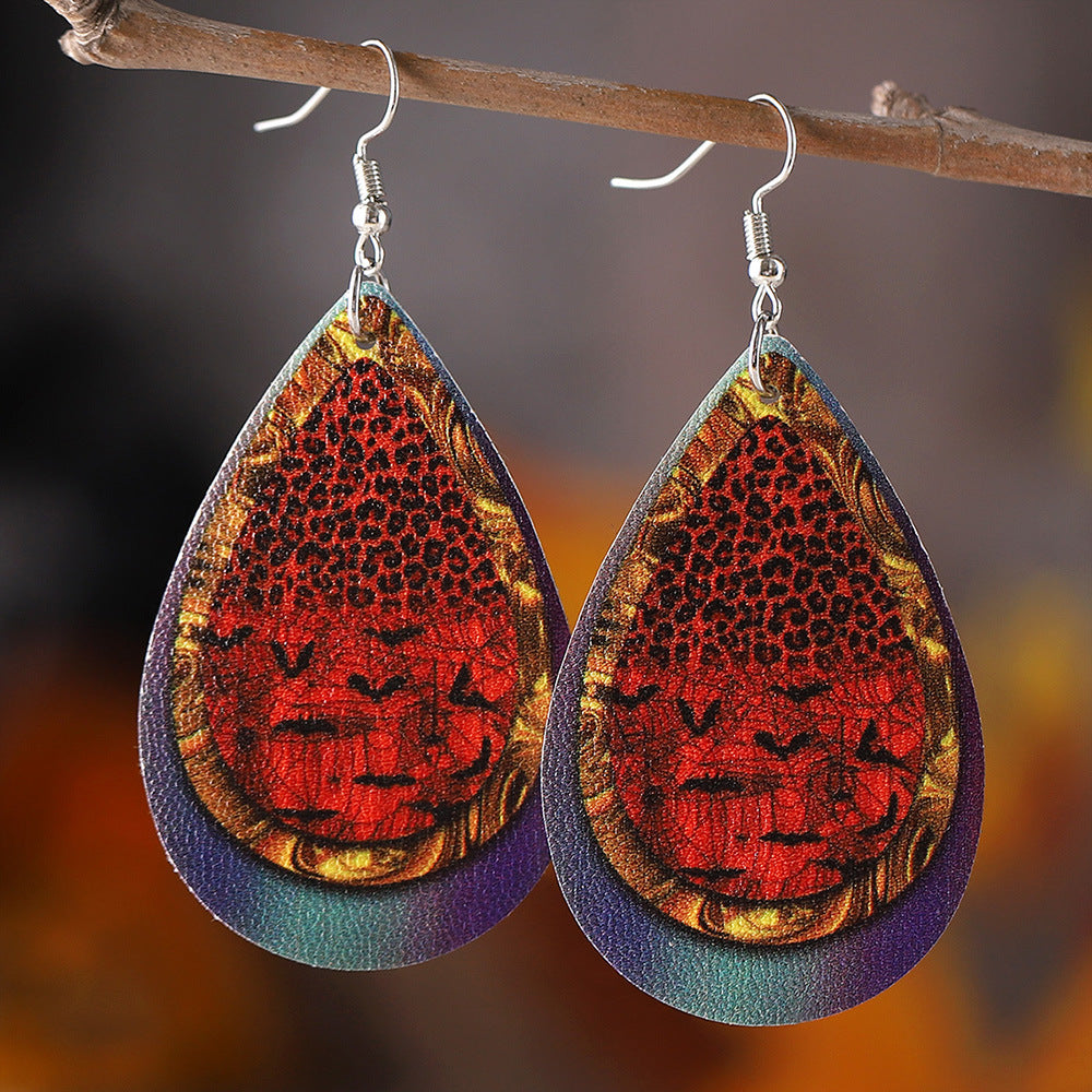 Wholesale  Gothic Leather Earrings