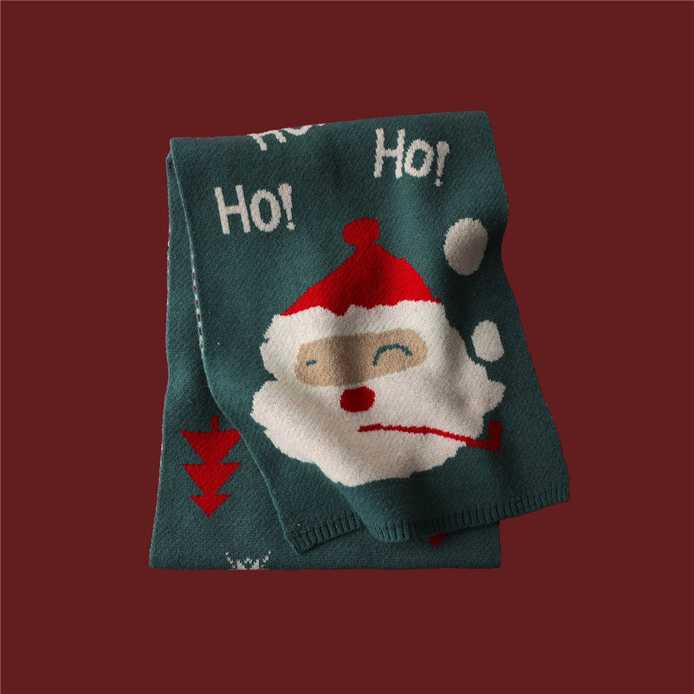 Wholesale Christmas Gifts Red Santa Scarf