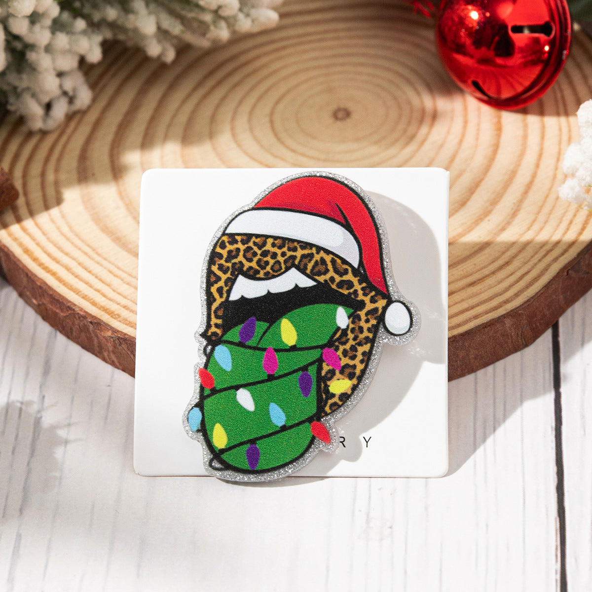 Wholesale Colorful Cute Cartoon Christmas Series Brooch