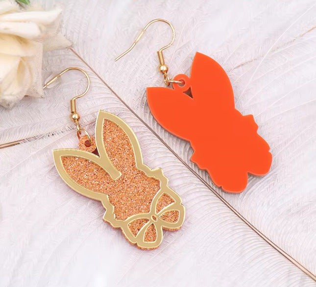 Easter Bunny Acrylic Earrings