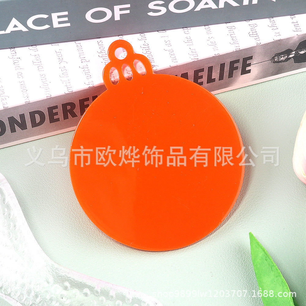 Wholesale 10pcs/ pack Acrylic Christmas Ornaments Decoration DIY Craft Christmas Tree Ornaments Patches