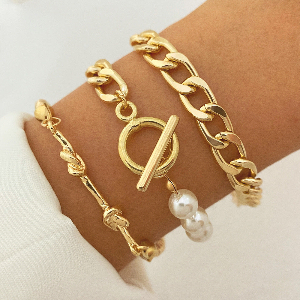 Wholesale Vintage Multi-layered Bracelet Set