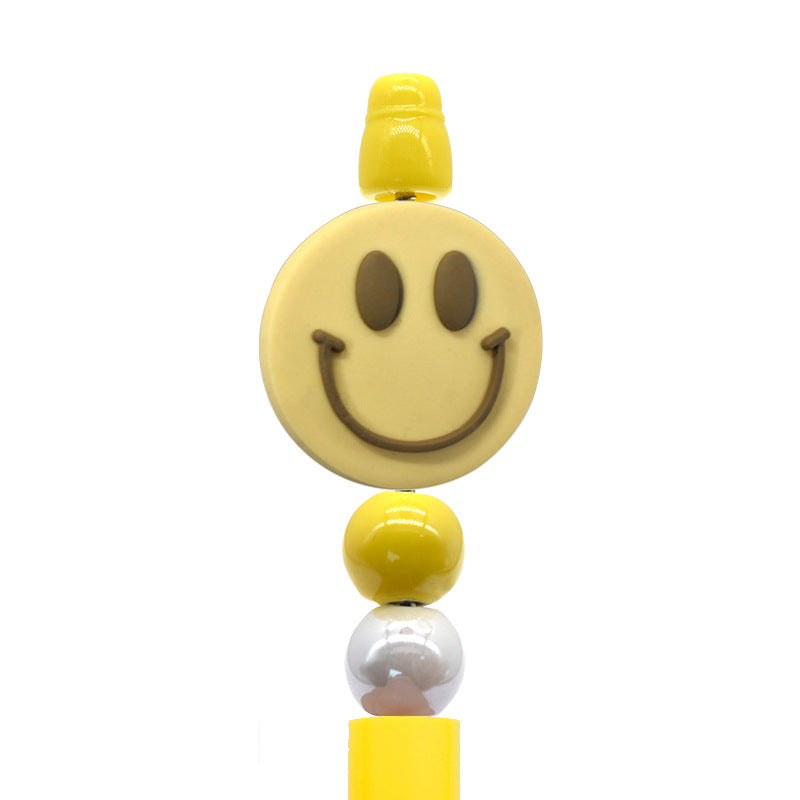 Wholesale Random 100pcs/pack Flower expression pattern bead   Focal Beads