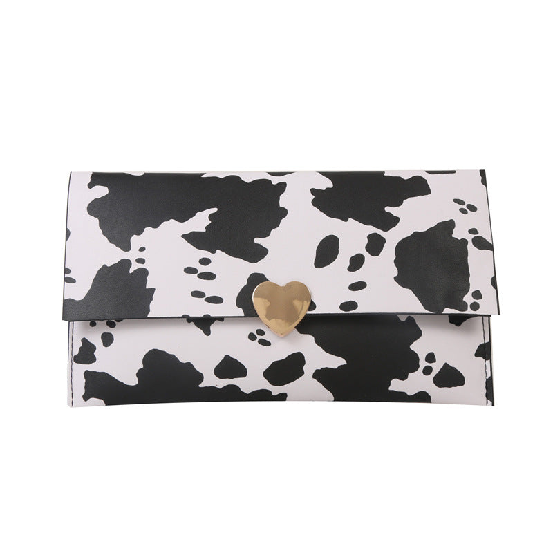 Wholesale Cow Pattern Clutch Envelope Document Bag