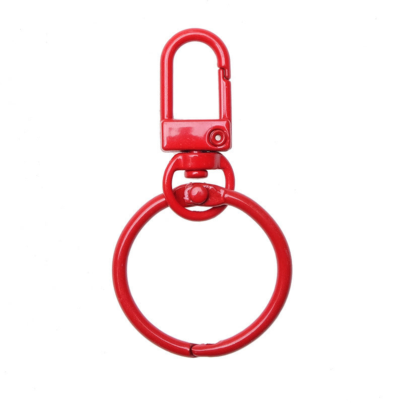 Wholesale Colorful DIY Handmade Material Keychain Metal Accessories