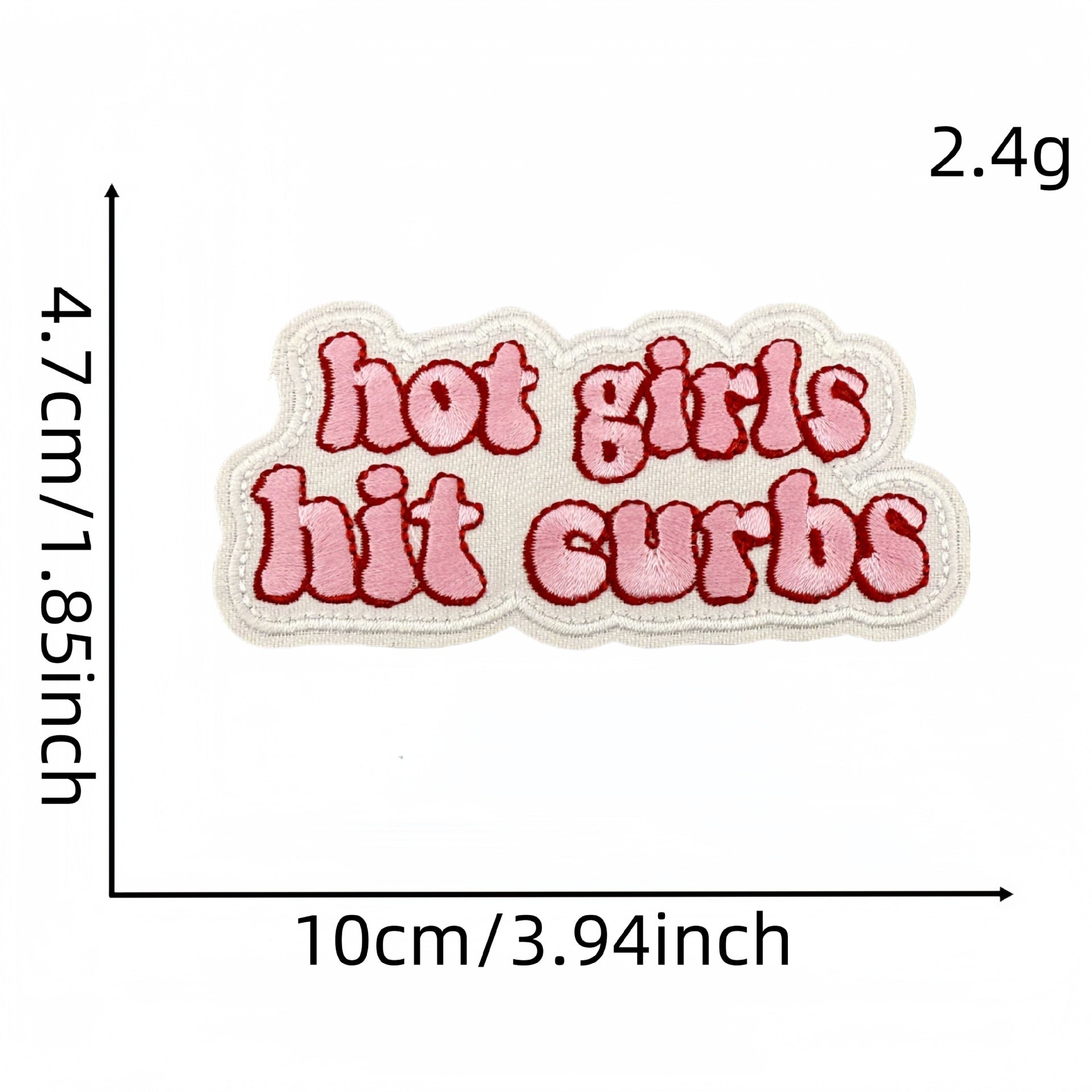 Wholesale Cartoon English word embroidery DIY patches