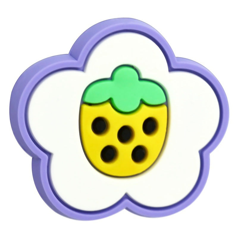 Wholesale Random 100pcs/pack  Cute cartoon fruit shaped bead  Focal Beads