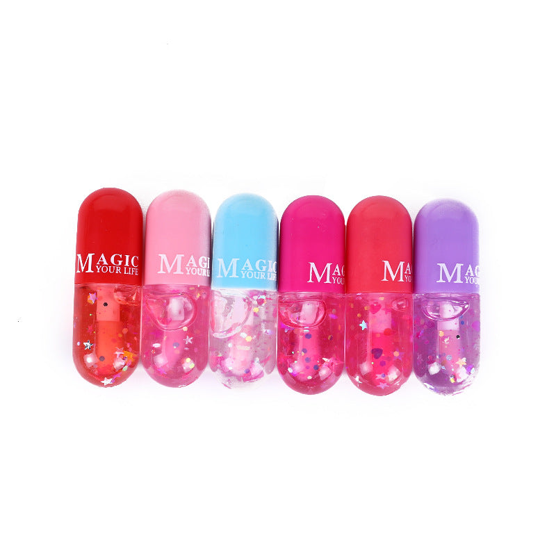 Wholesale 24PCS/PACK Plastic Bullet Glitter Lip Gloss