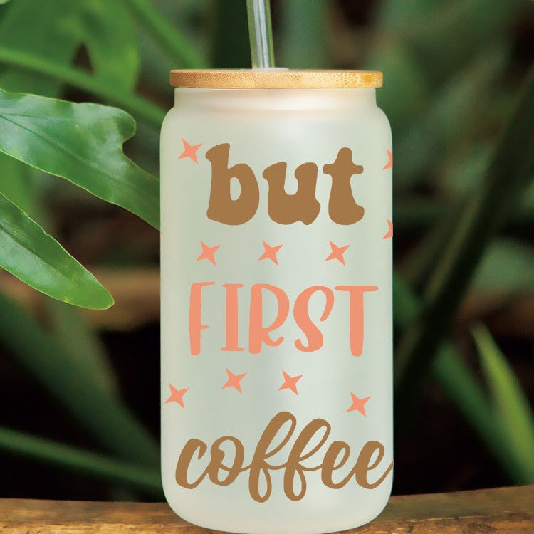 Wholesale Coffee Series  16oz Cup UV DTF Wraps